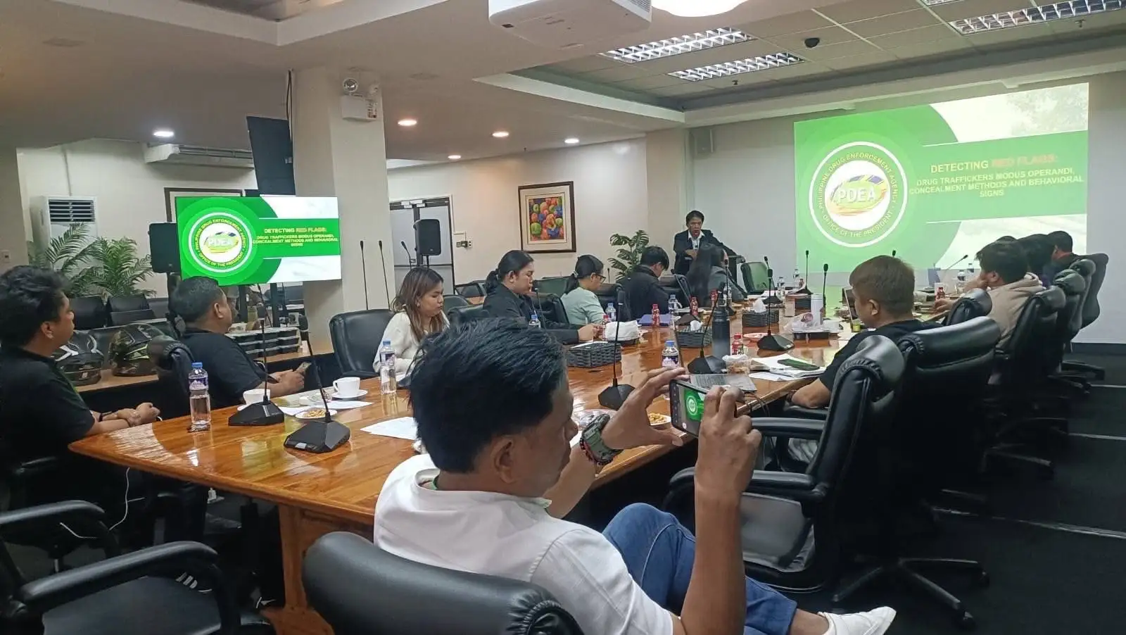 Participants in the PDEA pilot Training of Trainers for PEMEDES operators