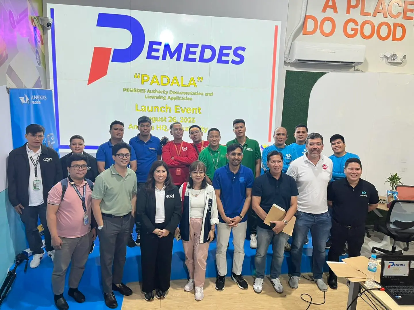 PEMAP officers at the launch of the PEMEDES website