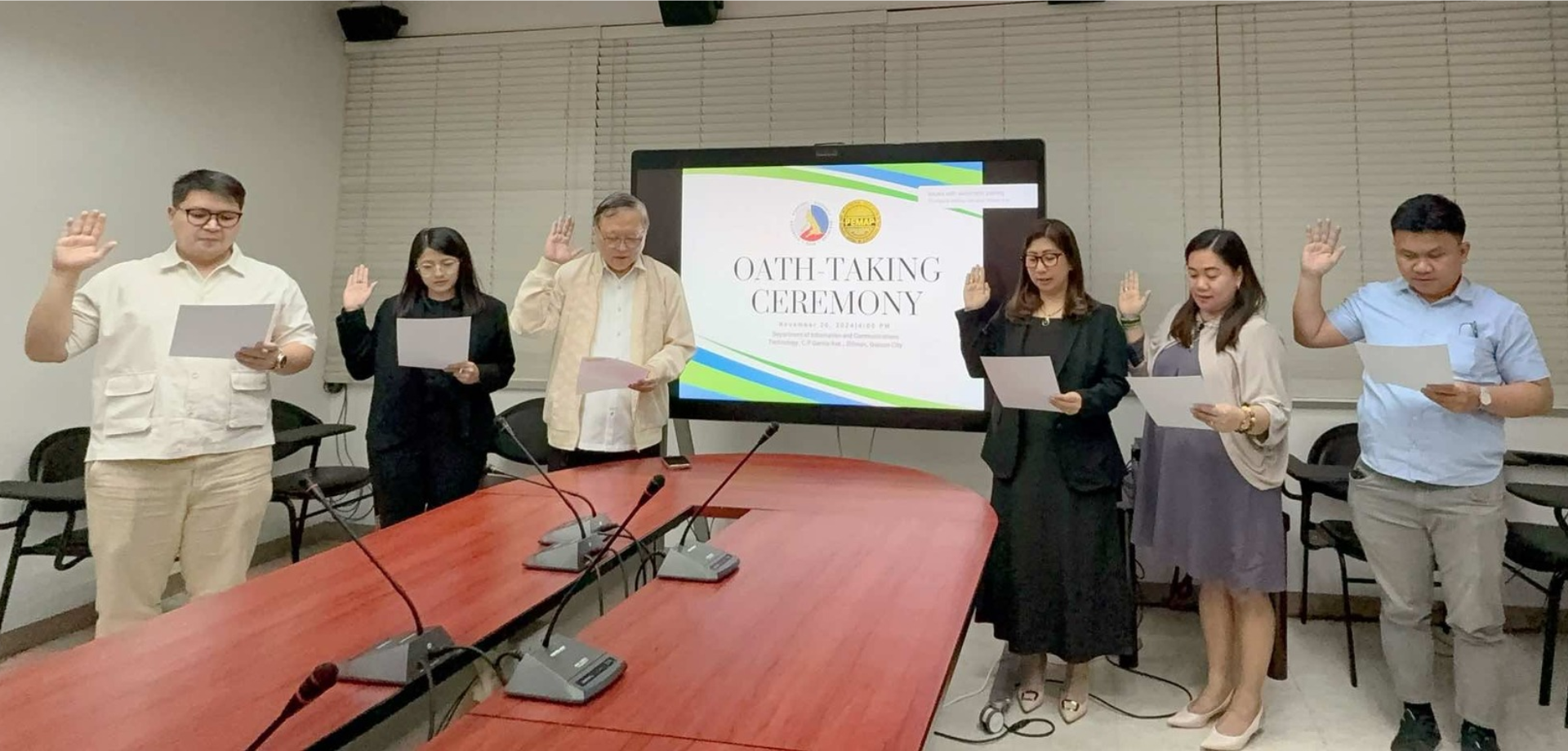 PEMAP officers' oath taking ceremony